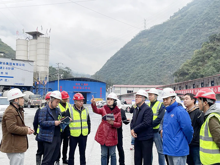 四川省交通宣傳中心主任、中國交通報駐四川記者站站長吳丹到大峽谷隧道調(diào)研